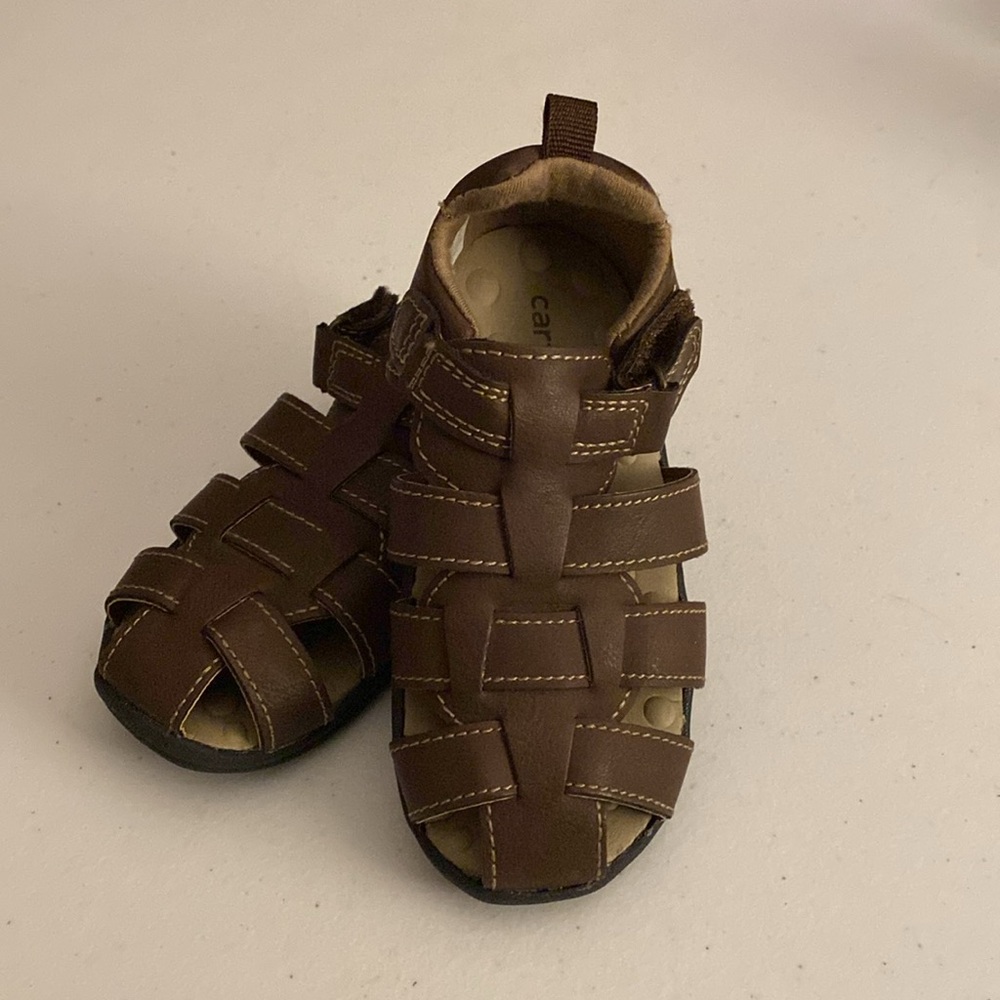 *SOLD* Carters Toddler/Boy’s Sandals Brown 6M